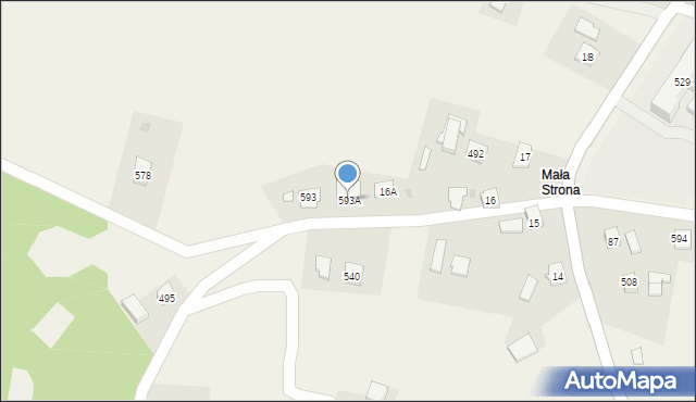 Święcany, Święcany, 593A, mapa Święcany