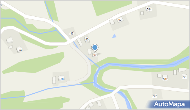 Święcany, Święcany, 91, mapa Święcany