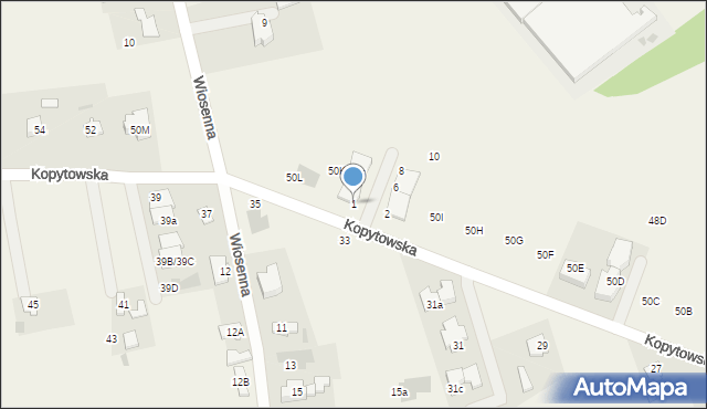 Święcice, św. Franciszka z Asyżu, 1, mapa Święcice