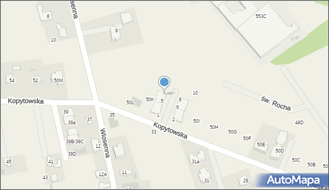 Święcice, św. Franciszka z Asyżu, 7, mapa Święcice