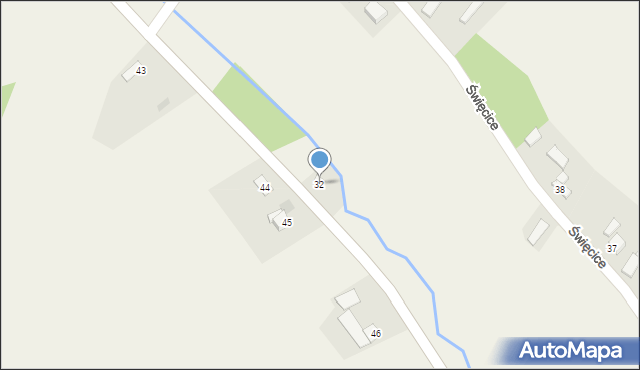 Święcice, Święcice, 32, mapa Święcice