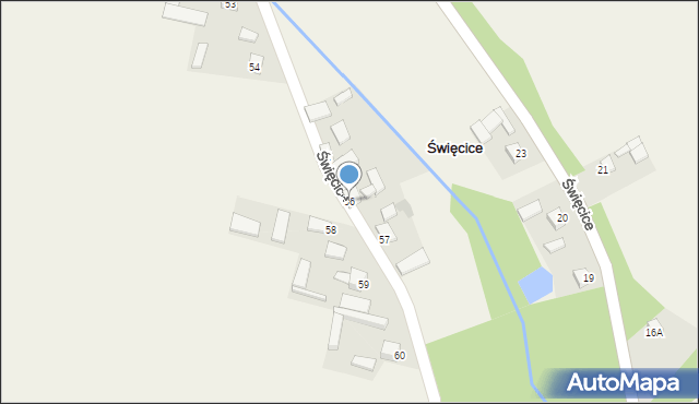 Święcice, Święcice, 56, mapa Święcice