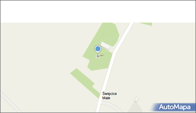 Święcice, Święcice, 94, mapa Święcice