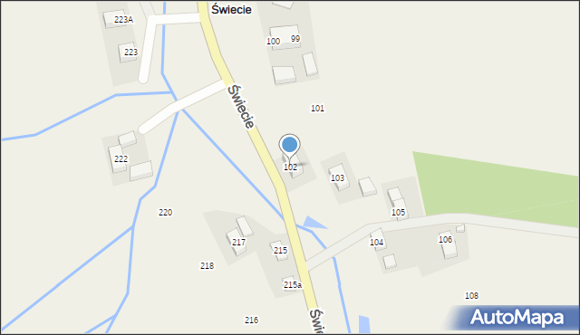 Świecie, Świecie, 102, mapa Świecie