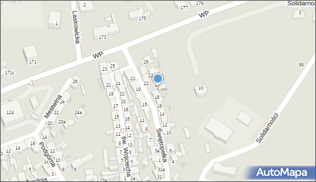 Świecie, Świętopełka, 18a, mapa Świecie