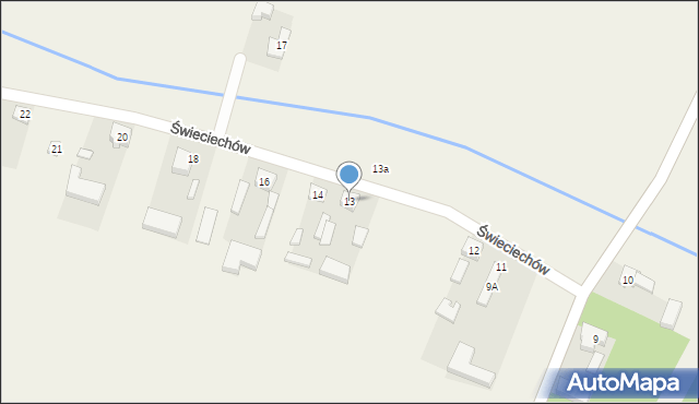 Świeciechów, Świeciechów, 13, mapa Świeciechów