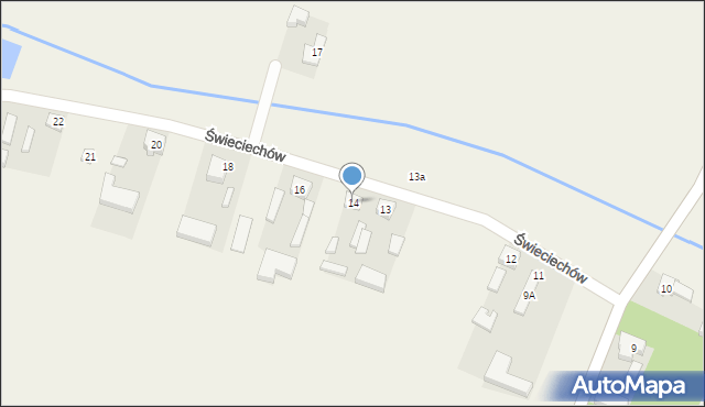 Świeciechów, Świeciechów, 14, mapa Świeciechów