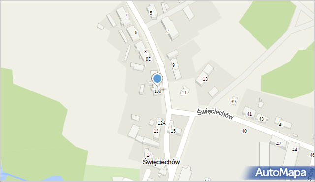Święciechów, Święciechów, 10d, mapa Święciechów