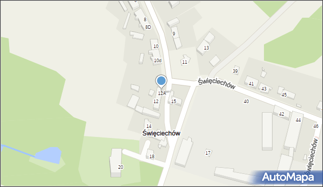 Święciechów, Święciechów, 12A, mapa Święciechów