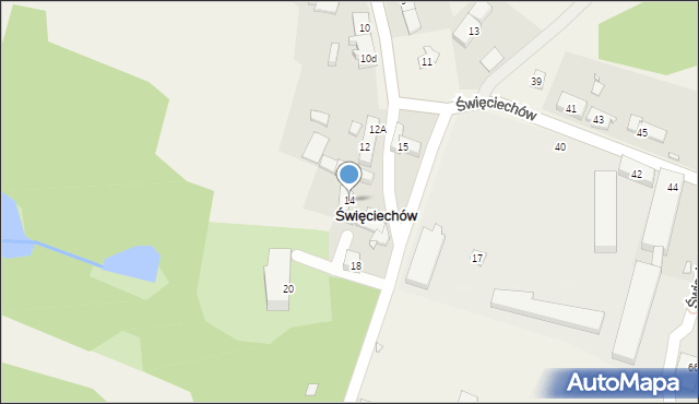 Święciechów, Święciechów, 14, mapa Święciechów