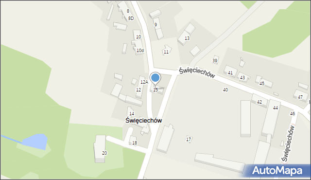 Święciechów, Święciechów, 15, mapa Święciechów