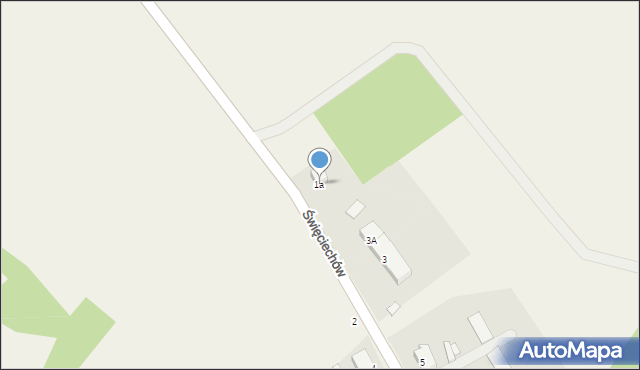 Święciechów, Święciechów, 1a, mapa Święciechów