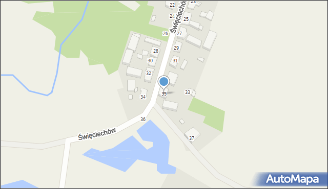 Święciechów, Święciechów, 35, mapa Święciechów