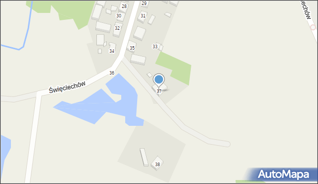 Święciechów, Święciechów, 37, mapa Święciechów