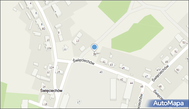 Święciechów, Święciechów, 39, mapa Święciechów