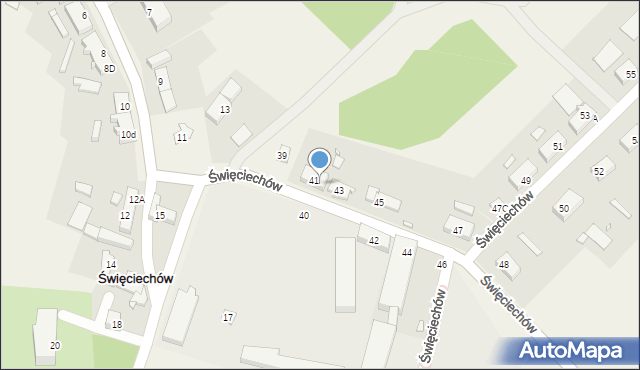 Święciechów, Święciechów, 41A, mapa Święciechów