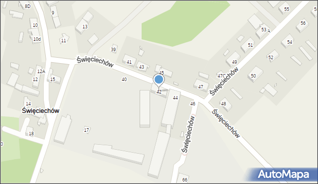 Święciechów, Święciechów, 42, mapa Święciechów
