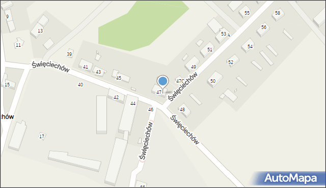 Święciechów, Święciechów, 47B, mapa Święciechów