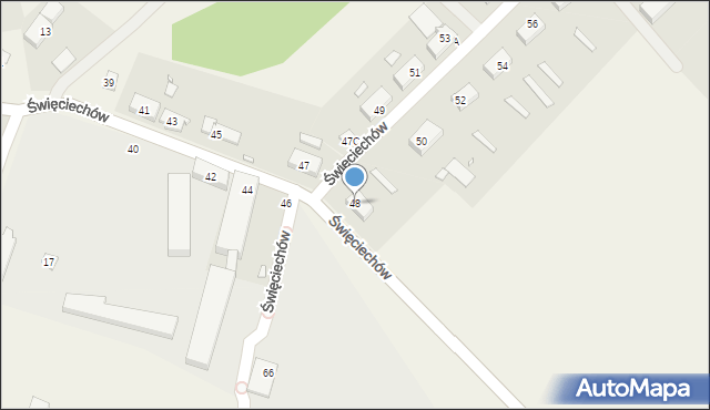 Święciechów, Święciechów, 48, mapa Święciechów