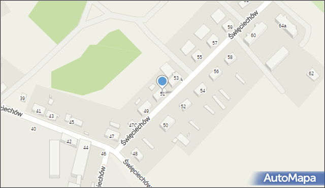 Święciechów, Święciechów, 51, mapa Święciechów