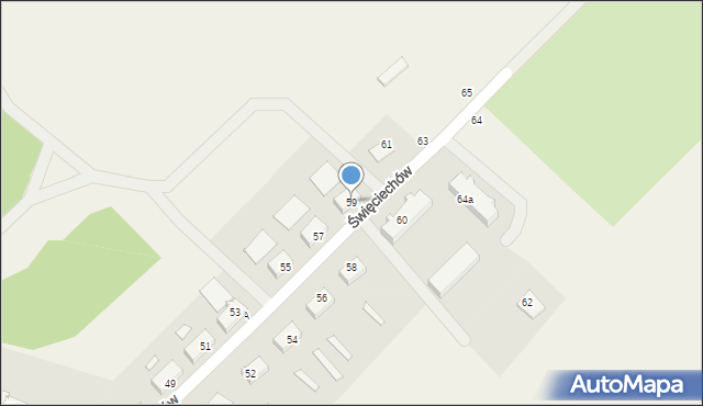 Święciechów, Święciechów, 59, mapa Święciechów