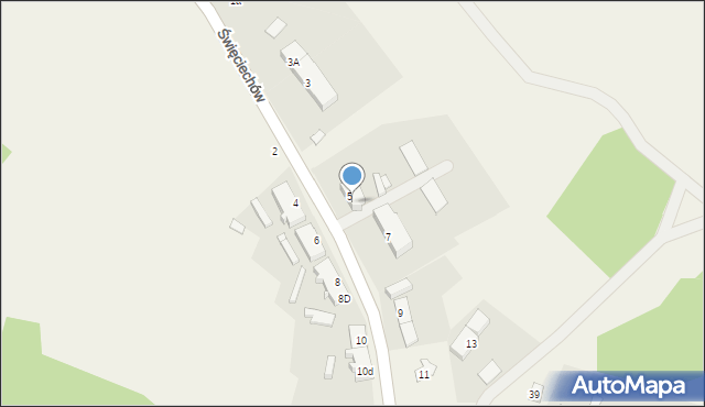 Święciechów, Święciechów, 5B, mapa Święciechów