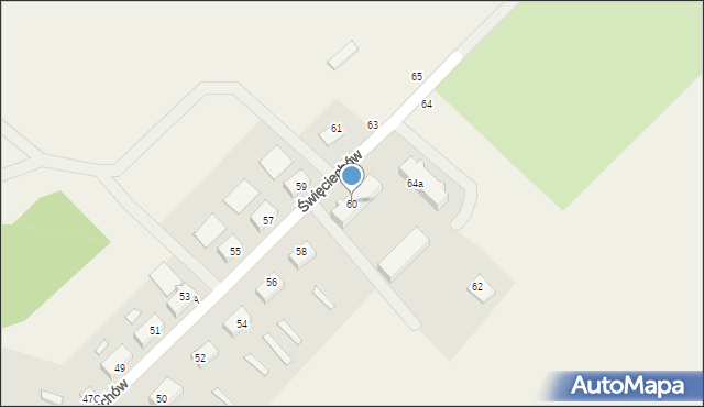 Święciechów, Święciechów, 60, mapa Święciechów
