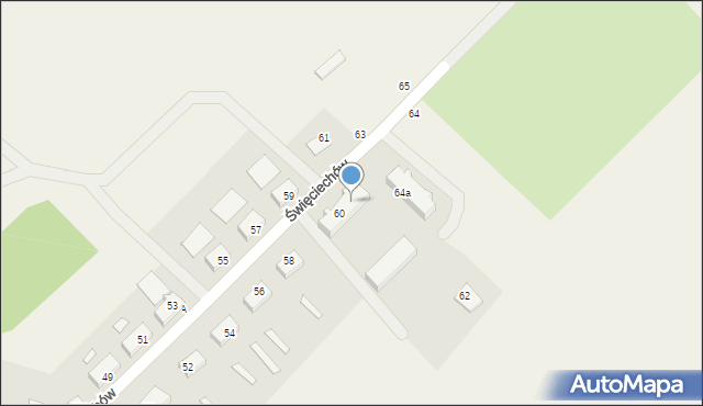 Święciechów, Święciechów, 60A, mapa Święciechów