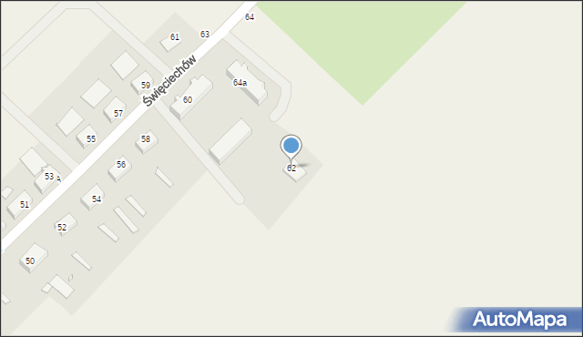Święciechów, Święciechów, 62, mapa Święciechów