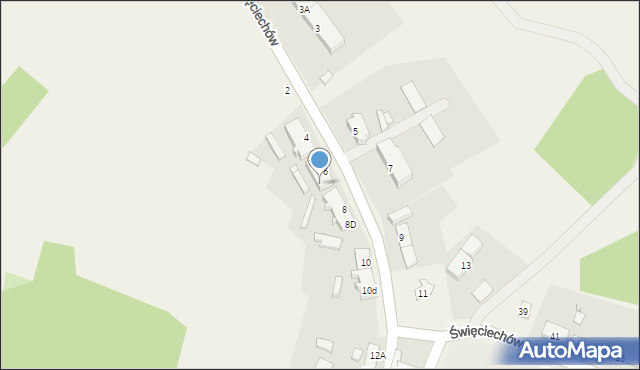 Święciechów, Święciechów, 6D, mapa Święciechów