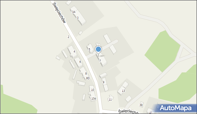 Święciechów, Święciechów, 7A, mapa Święciechów