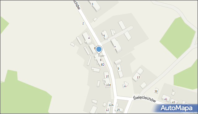 Święciechów, Święciechów, 8A, mapa Święciechów
