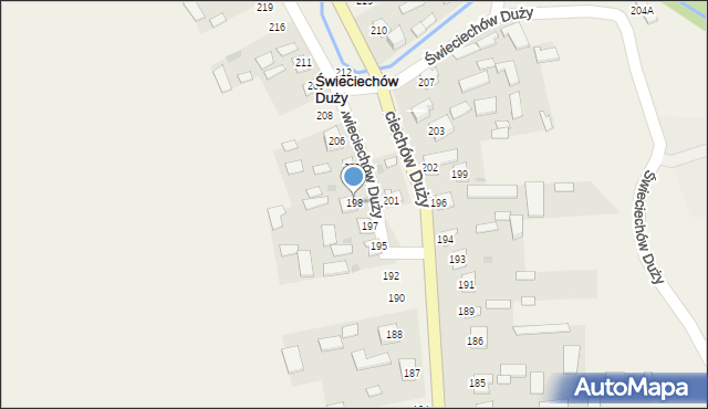 Świeciechów Duży, Świeciechów Duży, 198, mapa Świeciechów Duży