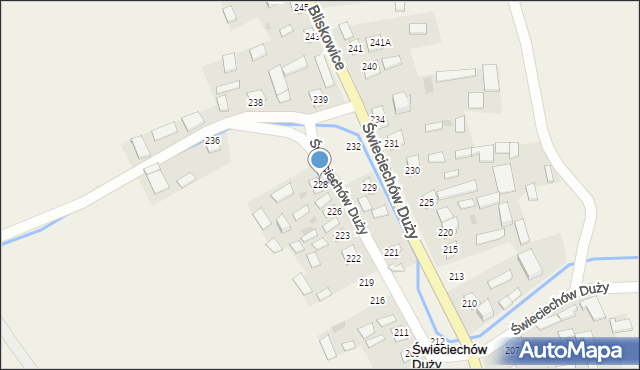 Świeciechów Duży, Świeciechów Duży, 228, mapa Świeciechów Duży