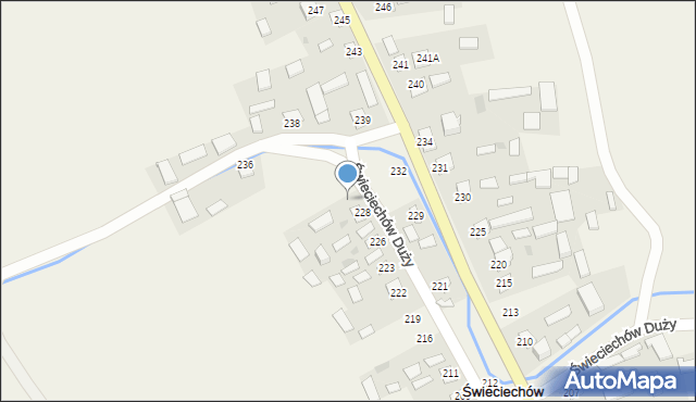 Świeciechów Duży, Świeciechów Duży, 233, mapa Świeciechów Duży