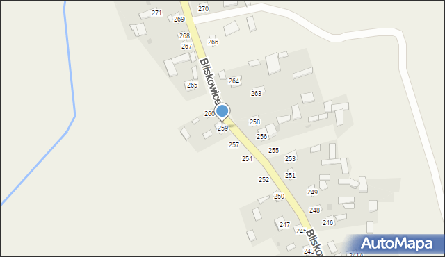 Świeciechów Duży, Świeciechów Duży, 259, mapa Świeciechów Duży