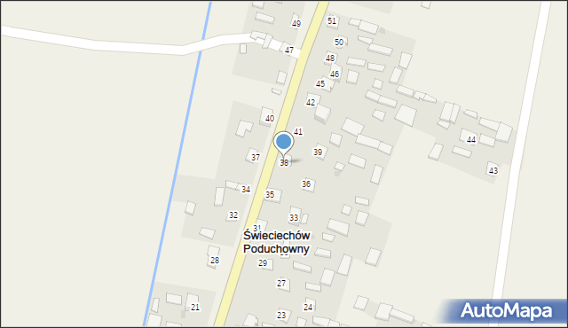 Świeciechów Duży, Świeciechów Duży, 38, mapa Świeciechów Duży