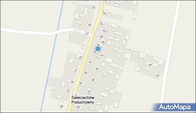 Świeciechów Duży, Świeciechów Duży, 42a, mapa Świeciechów Duży