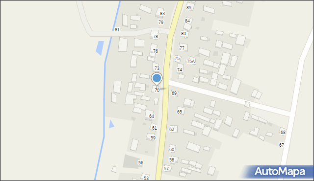 Świeciechów Duży, Świeciechów Duży, 70, mapa Świeciechów Duży