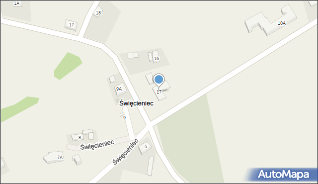 Święcieniec, Święcieniec, 17, mapa Święcieniec