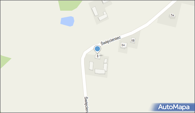 Święcieniec, Święcieniec, 6, mapa Święcieniec