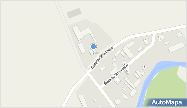 Święck-Strumiany, Święck-Strumiany, 8, mapa Święck-Strumiany