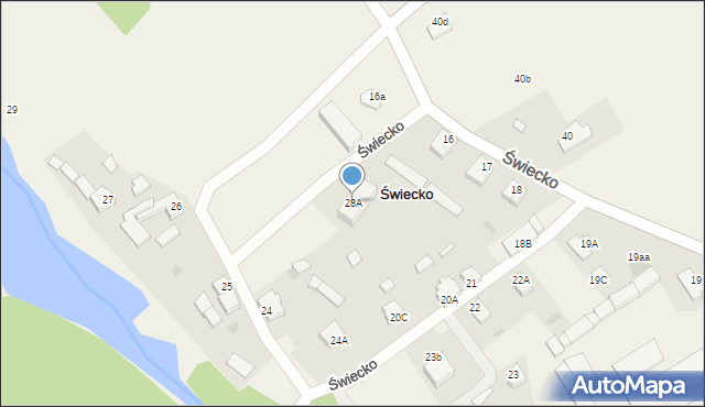 Świecko, Świecko, 28A, mapa Świecko