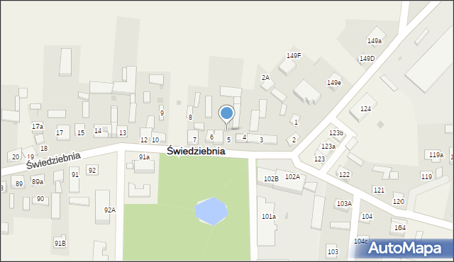 Świedziebnia, Świedziebnia, 5A, mapa Świedziebnia