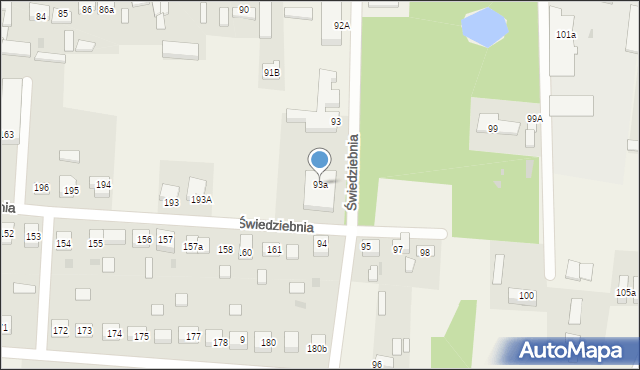Świedziebnia, Świedziebnia, 93a, mapa Świedziebnia