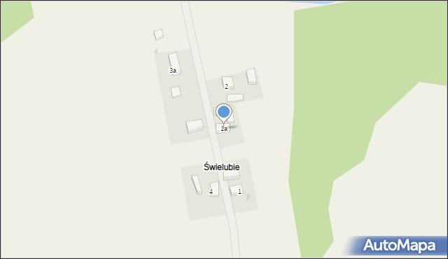Świelubie, Świelubie, 1a, mapa Świelubie