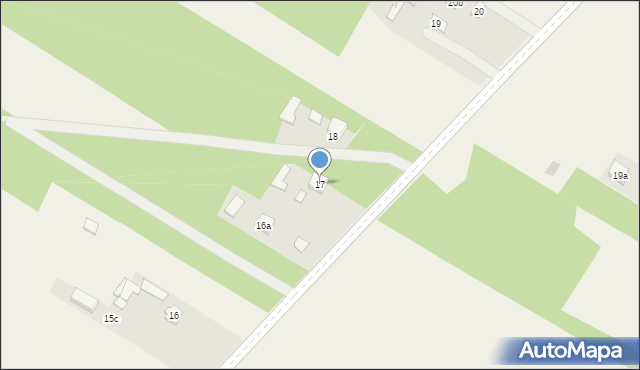 Świerczek, Świerczek, 17, mapa Świerczek