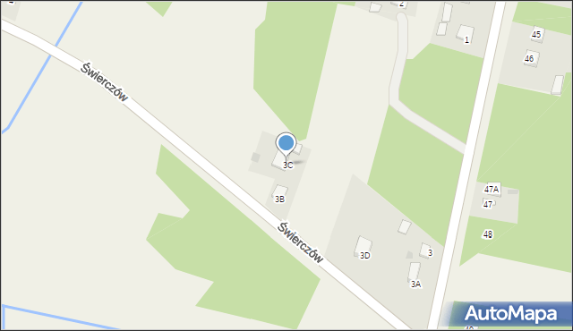 Świerczów, Świerczów, 3C, mapa Świerczów