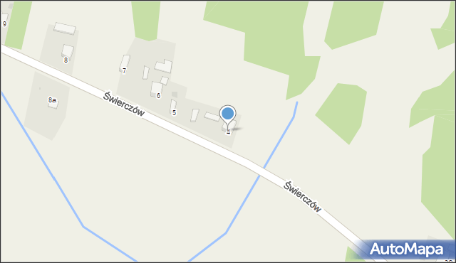 Świerczów, Świerczów, 4, mapa Świerczów