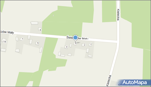 Świerczów Mały, Świerczów Mały, 3, mapa Świerczów Mały